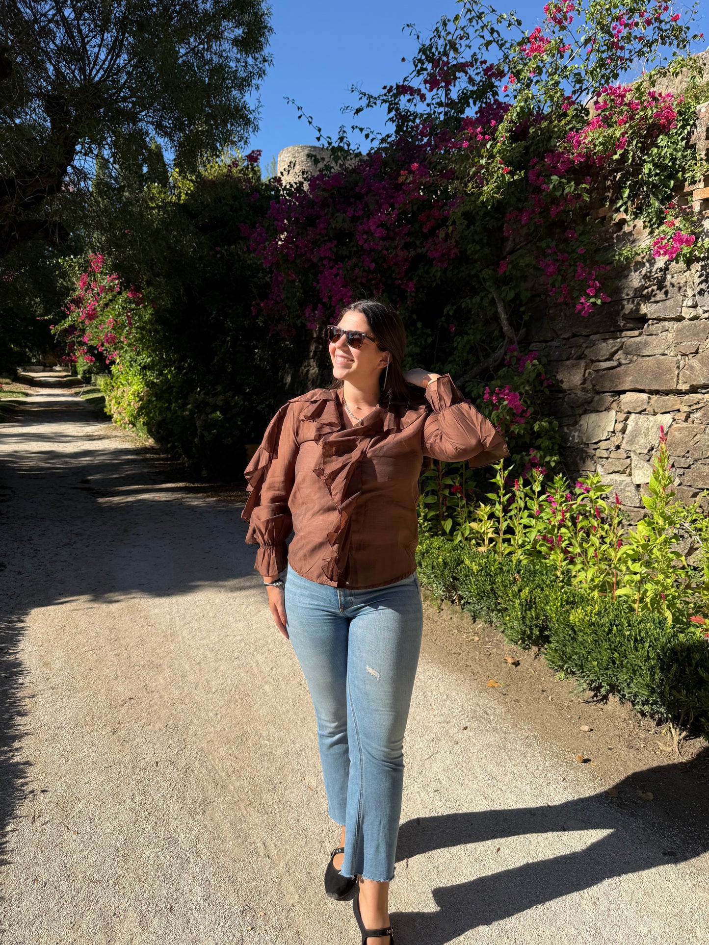 Camisa Semi-Transparente