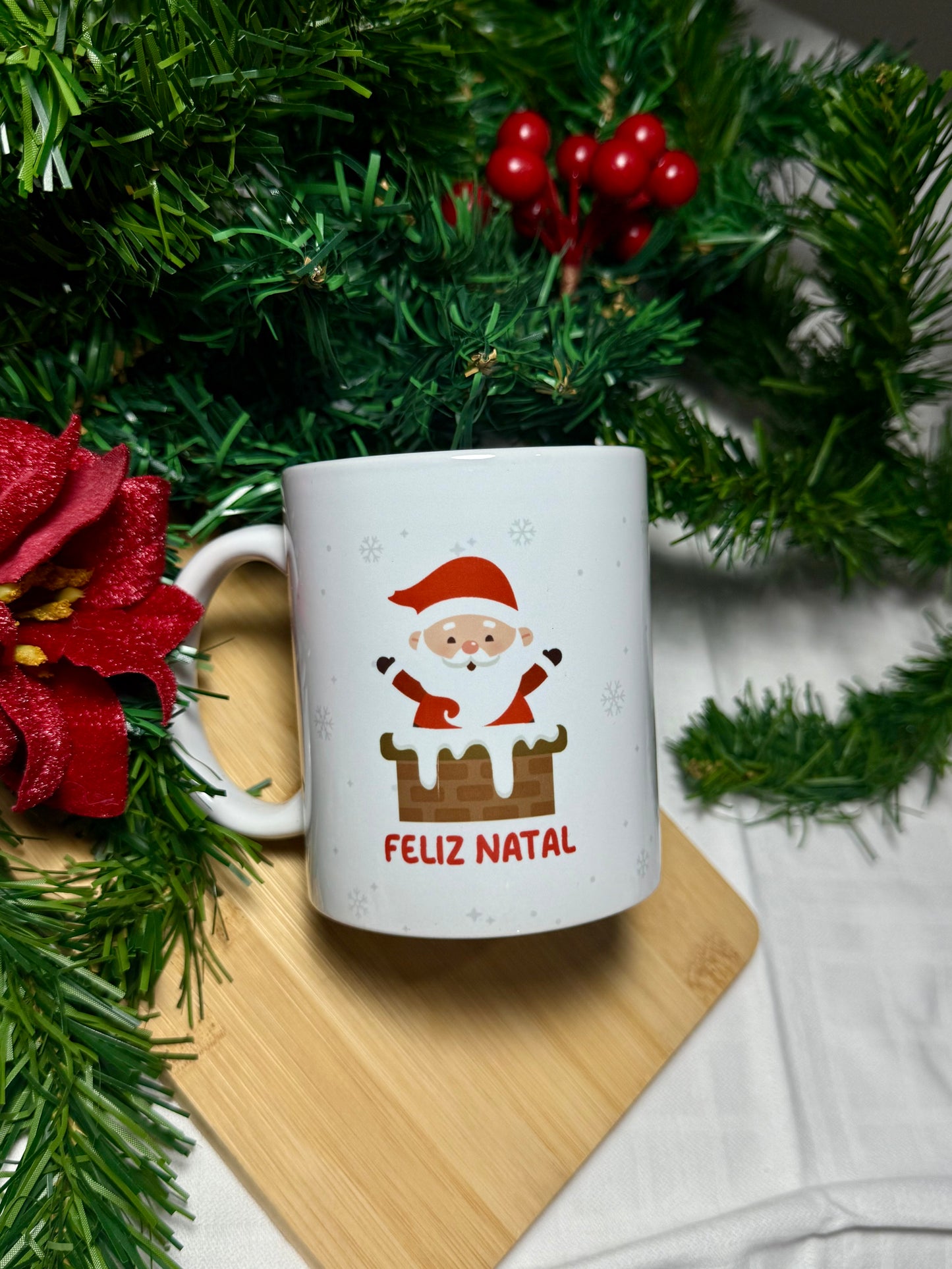 Caneca de Natal - Pai Natal