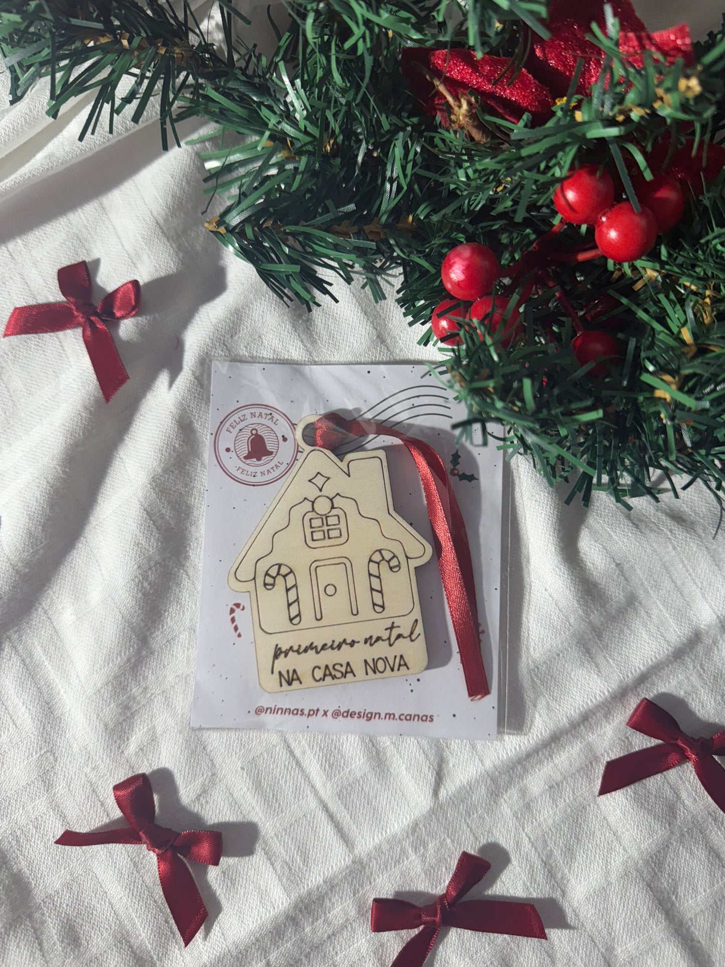 Ornamento de Natal - Casa Nova