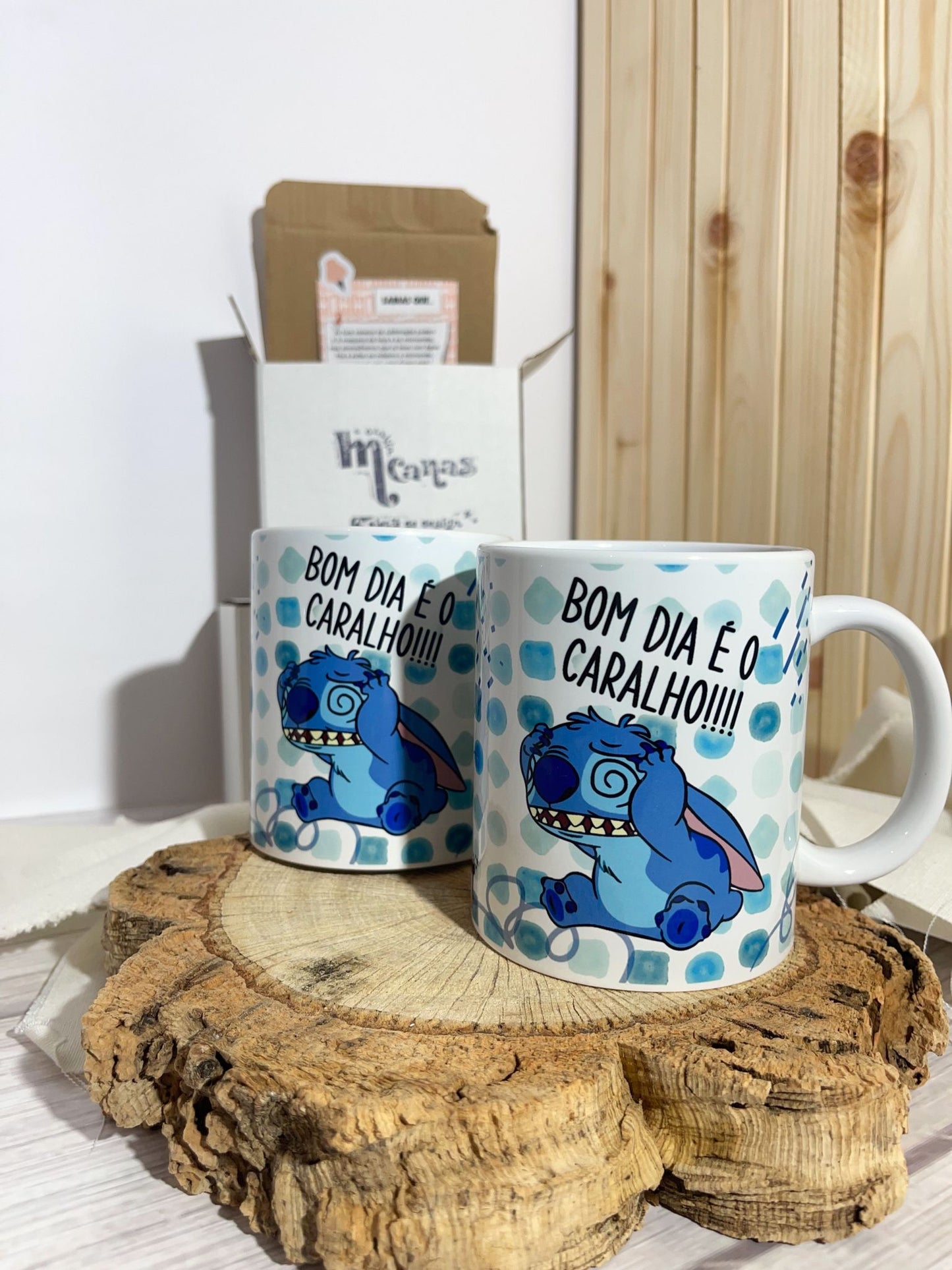 Caneca - Humor Matinal Stitch