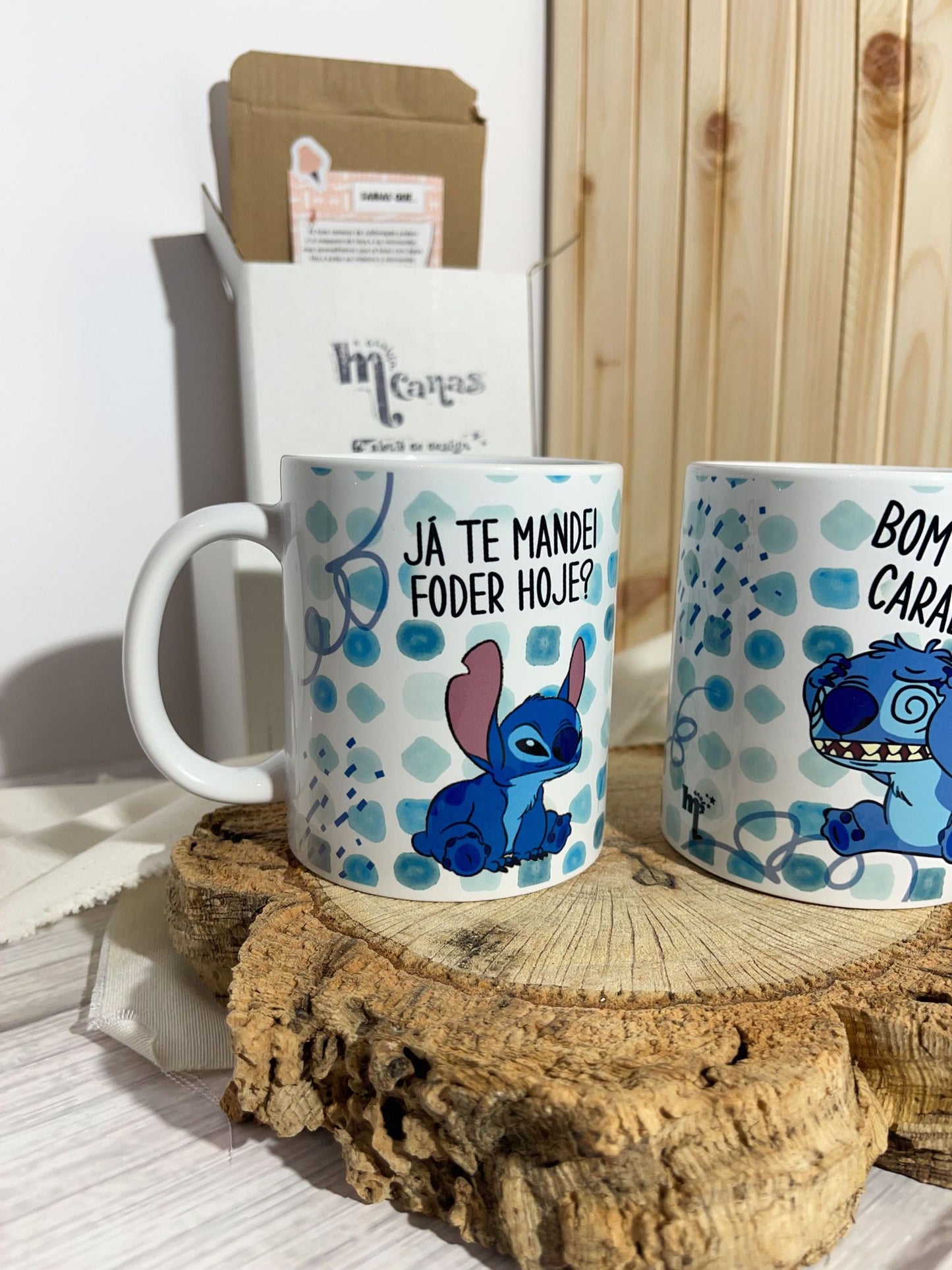 Caneca - Humor Matinal Stitch