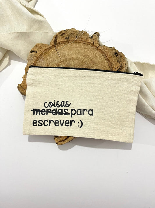 Bolsa de Fecho - Coisa para escrever