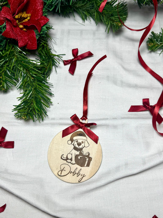 Bola de Natal - Cão