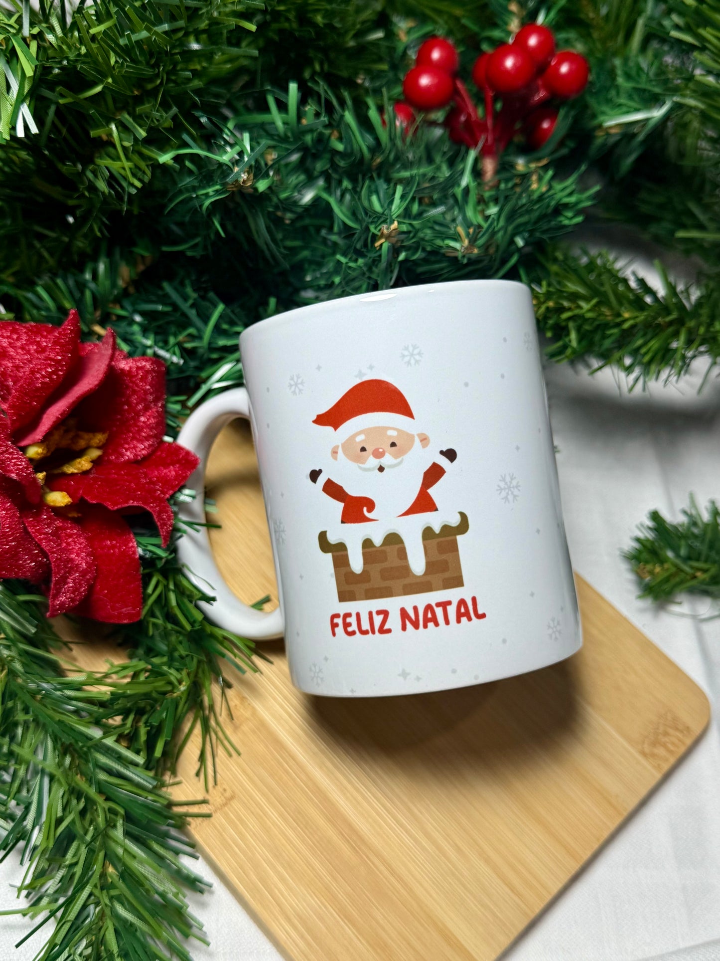 Caneca de Natal - Pai Natal