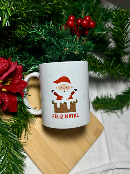 Caneca de Natal - Pai Natal