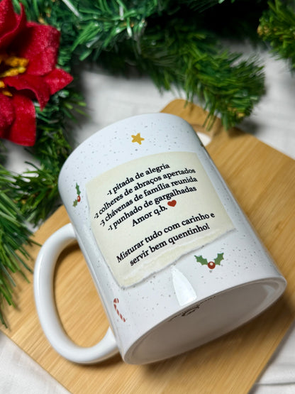 Caneca de Natal - Receita de Natal