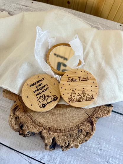 Espelho Natal - Feliz Natal e Bom Ano