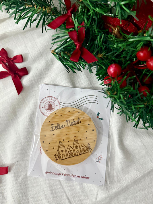 Espelho Natal - Feliz Natal