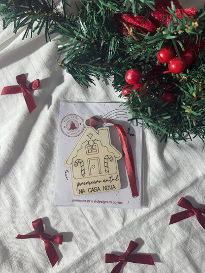 Ornamento de Natal - Casa Nova