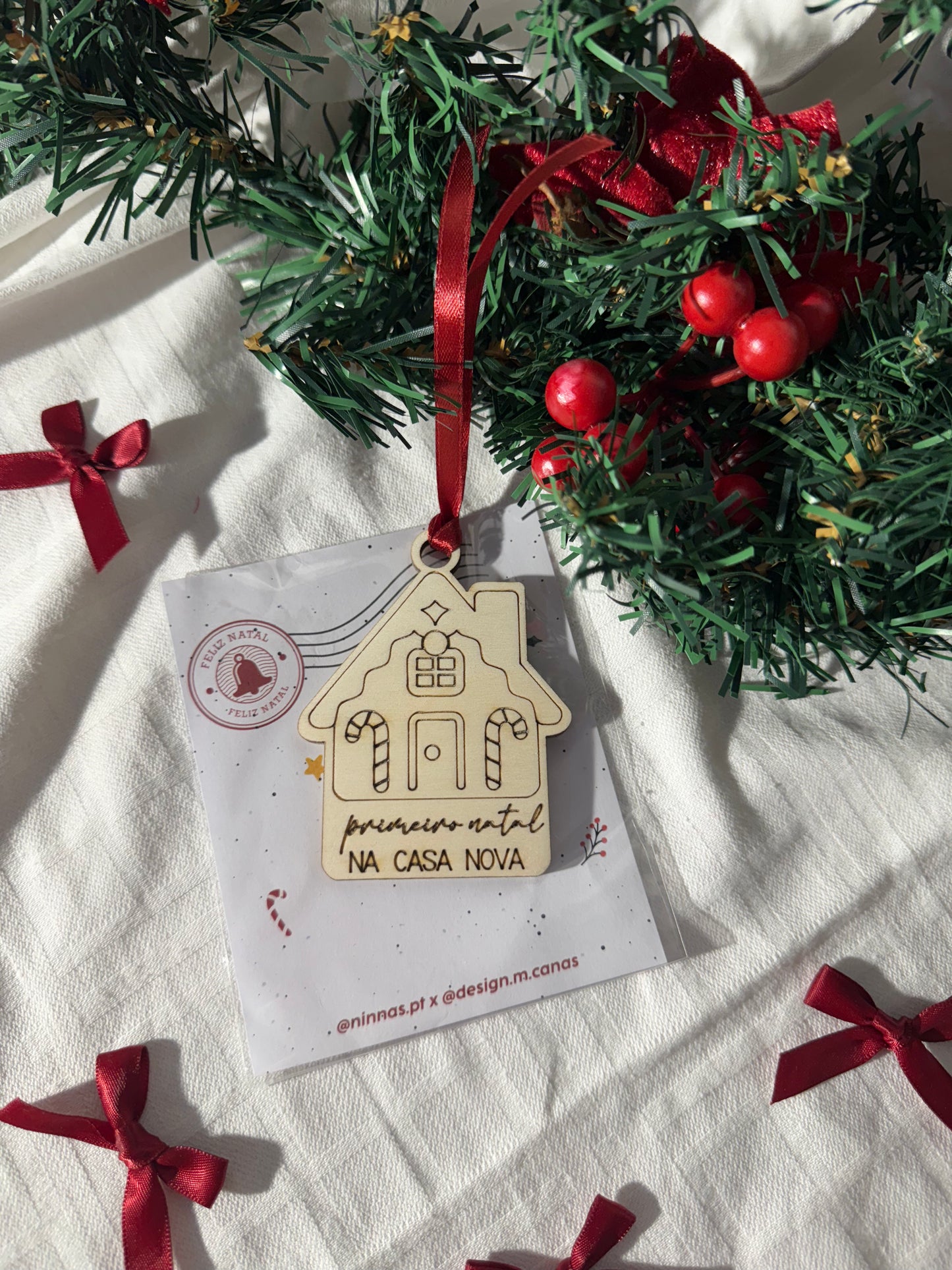 Ornamento de Natal - Casa Nova