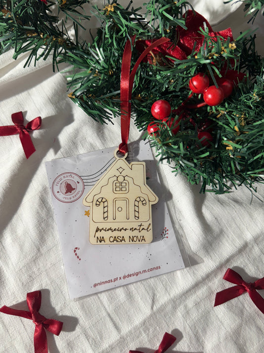 Ornamento de Natal - Casa Nova