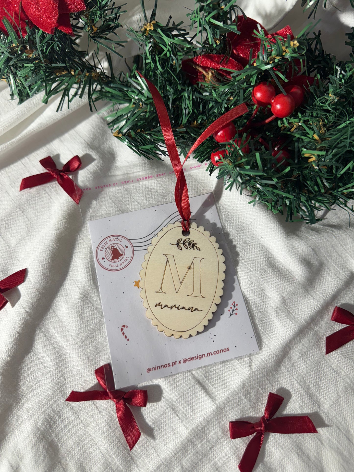 Ornamento de Natal - Ondulado