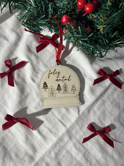 Ornamento de Natal - Globo