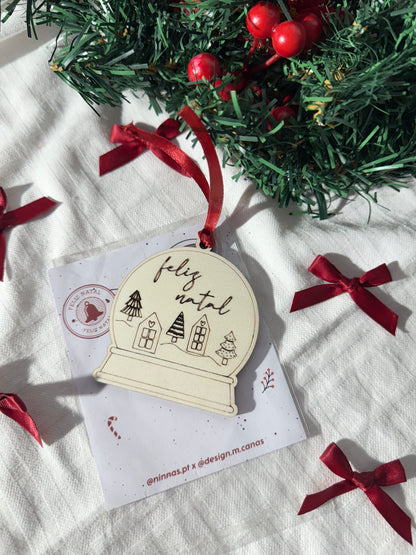 Ornamento de Natal - Globo