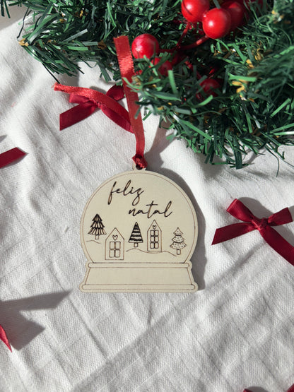 Ornamento de Natal - Globo