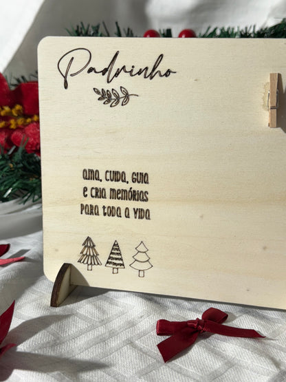Placa para Fotografia - Natal
