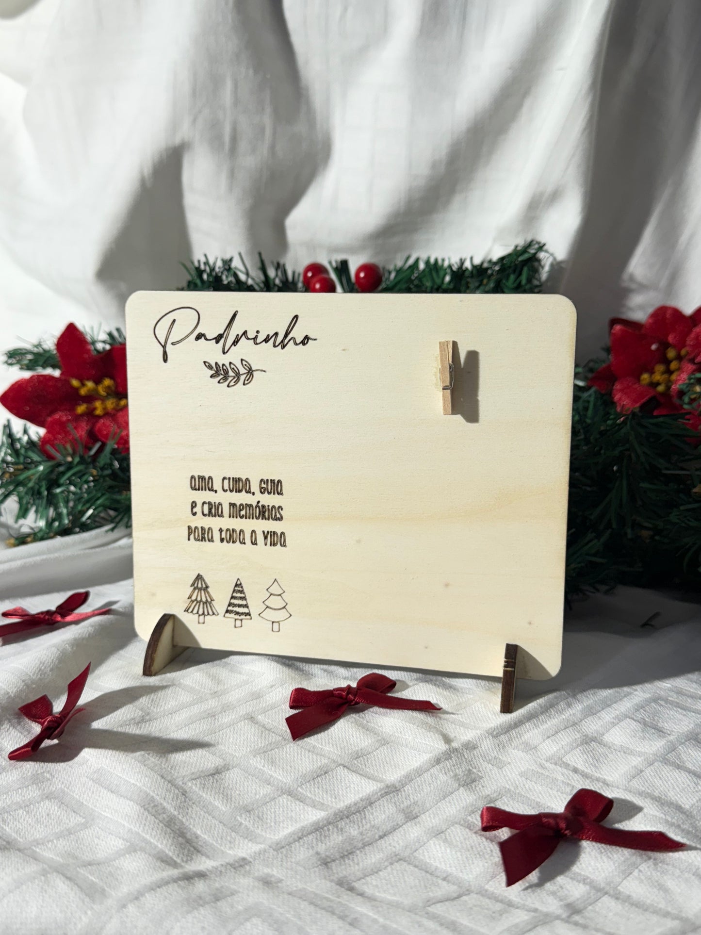 Placa para Fotografia - Natal