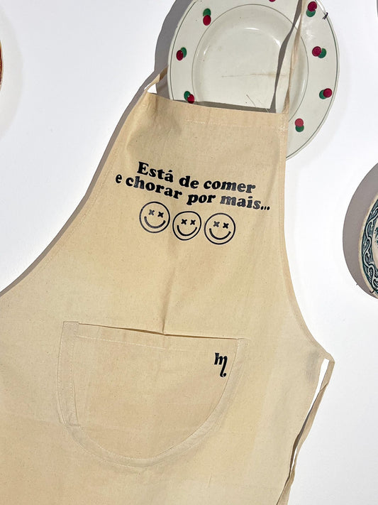 Avental - "De comer e chorar por mais"