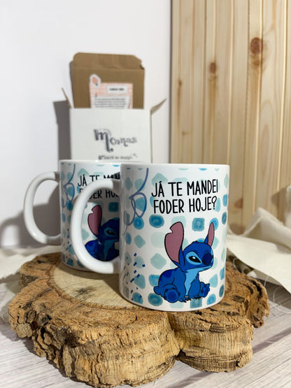 Caneca - Humor Matinal Stitch