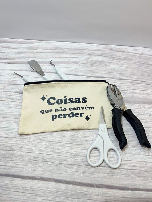 Bolsa de Fecho - "Coisas que não convém perder"