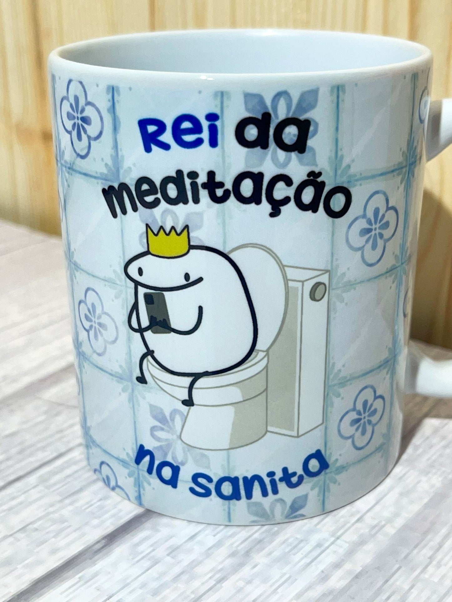 Caneca - "Rei da Meditação na Sanita"